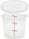 CAMBRO RFS6PP190 Camwear 6-Quart Round Food Storage Container with Lid...