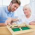 Wooden Shut The Box Game - Dice Game 2 Player,Board Game,Classics Tabletop Version,Popular Pub Game,math,travel for Kids #9...
