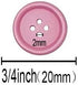 Libiline 100pcs Resin Button Solid Color 4Holes Craft Clothe Sewing Card Making Sweater Shirt (Multi-Color, 3/4"(20mm))...