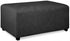PureFit Super Stretch Soft Form Fit Ottoman Cover Rectangle - Ottoman Slipcovers for Foot Stool & Folding Storage Furniture for Living Room with N...