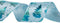 Blue Metallic Tree Wired Edge Ribbon - 2 1/2" Christmas Craft Supplies DIY Projects 10 Yards...