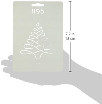 Quilting Creations Christmas Tree Quilt Stencil, 4"...