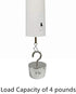 Wind Spinner Motor Battery Operated for Hanging Display Yard White Wind Spinners Outdoor Sculptures - Load Capacity of 4 Pounds...