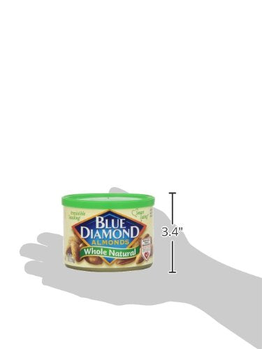 Blue Diamond Almonds, Raw Whole Natural, 6 Ounce (Pack of 1)...