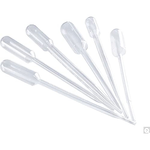 Plastic Transfer Pipettes, 7 mL Capacity -Graduated to 3 mL-Large Bulb,Non-Sterile, 50 pcs by BioRx Sponix...