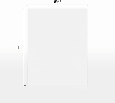 LUXPaper 8.5" x 11" Paper | Letter Size | Bright White | 24lb. Text | 50 Qty...