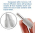 YOUHO 2PCS 0.5 Micron Diffusion Stone Stainless Steel Aeration Stone Carbonating Stone with 1/4" Barb for Homebrew Wine Beer Soda Air Stone...