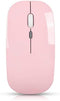 Dual Model Wireless Mouse with Dual Connection 2.4 G Wireless, 5.0 Bluetooth,800/1200/1600 DPI Adjustable,Mute Buttom,Desisn and Rechargeable for ...