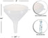 6 Pack - 3.5" Funnels for Filling Bottles -Multi-Purpose Funnels for Kitchen Use - Plastic Funnel Set with Long Reaching Spout - for Easy and Smoo...