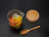 123Arts Glass Container Sugar Bowl Spice Jar Food Storage with Wooden Lid and Spoon...