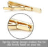 Roctee 4Pcs Tie Clips For Men Skinny Ties, Men's Tie Bars Set For Slim Ties, Silver Gold Clip Tie For Short Neckties, Classic Men's Tie Clasp Acce...