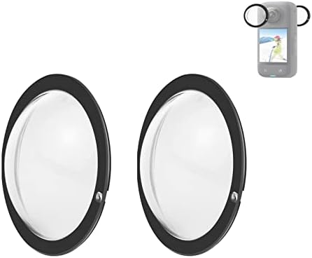 PULUZ Sticky Lens Guard for Insta360 X3, 2pcs Screen Protective Cover, Anti-Scratch Lens Cap Camera Accessories...