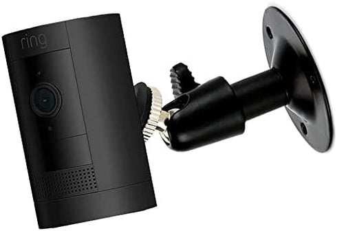 4 in Pack Black CCTV Security Camera Wall Ceiling Bracket Mount,Camera Wall Mounting Bracket Outdoor/Indoor Use Security Bracket for Oculus Rift S...