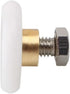 Shower Door Rollers Runners Wheels Replacement Part Bathroom Glass Door Runner Sliding Shower Door Roller Wheel 19mm x 5mm 4 Sets...