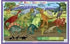 Tot Talk Roar Dinosaur Educational Placemat for Kids – Made in USA – Durable, Double-Sided, Dinosaur Learning Placemat with Facts, Phonics & Color...
