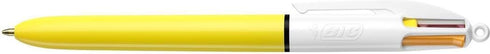 Bic 949898 4 Colours Sun Retractable Ballpoint Pen (1 mm Blister Pack), pink...