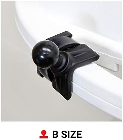 RAM Mounts RAM-B-108BU Strap Hose Clamp Ball Base with B Size 1" Ball for Rails 1" to 2.1" in Diameter...
