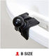 RAM Mounts RAM-B-108BU Strap Hose Clamp Ball Base with B Size 1" Ball for Rails 1" to 2.1" in Diameter...