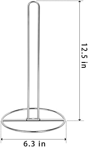 Paper Towel Holder Countertop, OBODING, Kitchen Paper Towel Stand Holder for Kitchen Organization and Storage, Paper Towel Holders for Standard an...