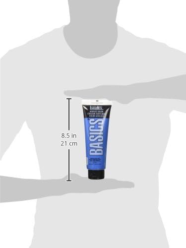 Liquitex BASICS Acrylic Paint, 250ml (8.5-oz) Tube, Cerulean Blue Hue...