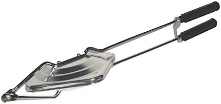 SHRIYA Non-Stick Aluminium Mini Gas Toaster Maker Bread Sandwich Maker Coated Square Shape White Colour....
