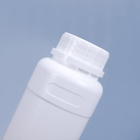 20 oz Plastic Reagent Bottle, Laboratory Grade High-Density Polyethylene Bottle, Wide Mouth with Screw Cap, Plastic Sample Bottles for Classrooms ...