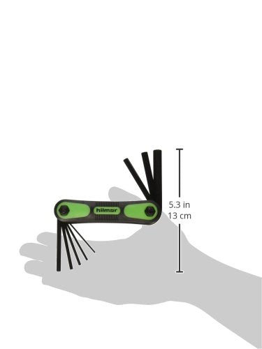 Hilmor 1891472 Hex Key Folding Set Metric...