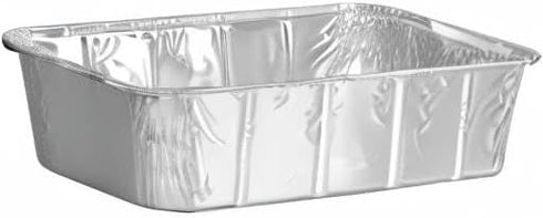 PARTY BARGAINS 2 Lb Aluminum Loaf Pan - 20 Pack, 8.5" x 4.5" x 2.5" Heavy Duty Disposable Bread Pans for Perfect for Baking, Lasagna, Meatloaf & F...