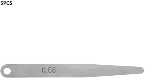 5pcs Feeler Gauge Thickness Feeler Gauge Metric Filler Thickness Gage Measurement Tool (0.08mm)...