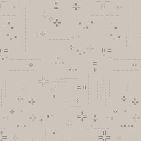 Art Gallery Fabrics Art Gallery Decostitch Elements Porcini Fabric, Grey...