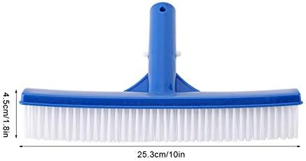 10inch Swimming Pool Brush Aquarium Tools Extra Scrubbing Power Heavy Duty for Concrete...