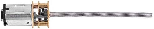 DC 6V Gear Motor High Electric with Long M355MM Screw Thread Output Shaft 30/60/100/150/200/300/400/500RPM (6V 30RMP)...