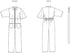 Vogue Misses' Loose Fit Jumpsuit Sewing Pattern Packet, Sizes L-XL-XXL, Multicolor...