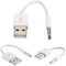 2 Pack for iPod Shuffle Charger Cable USB Data Sync Charging Cord Replacement Jack 3.5mm Male AUX Plug to USB Male Adapter for Apple iPod Shuffle ...