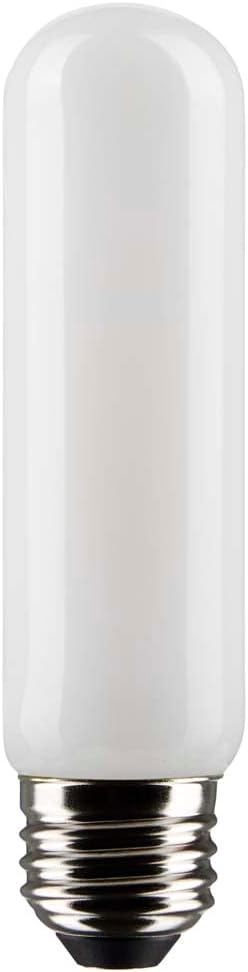 Satco 8-Watt LED E26 Light Bulb, 2700K, 15000 Hour Rating, Dimmable, Frost...
