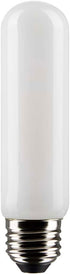 Satco 8-Watt LED E26 Light Bulb, 2700K, 15000 Hour Rating, Dimmable, Frost...