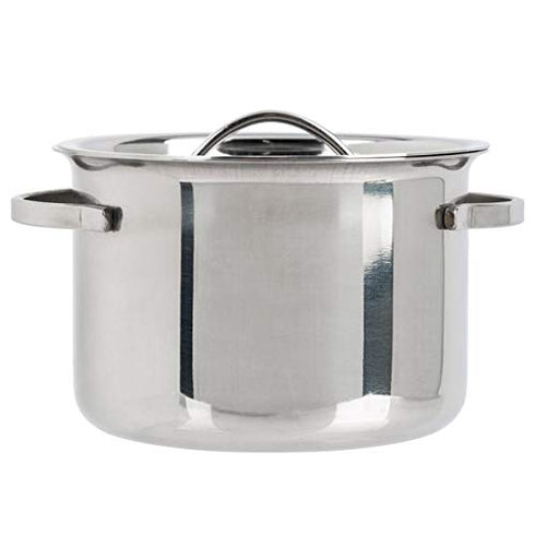 American Metalcraft MPL8 Stainless Steel Mini Pot with Lid, 8 oz....
