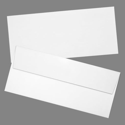 LUXPaper #9 Slimline Invitation Envelopes | 3 7/8" x 8 7/8" | Bright White | 24lb. Text | 50 Qty...