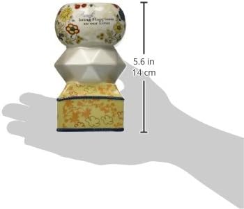 Pavilion Gift Company - Up Words by Pavilion Tea Light Candle Holder, Godmother Sentiment, 5-1/2-Inch Tall, Includes Tea Light Candle...
