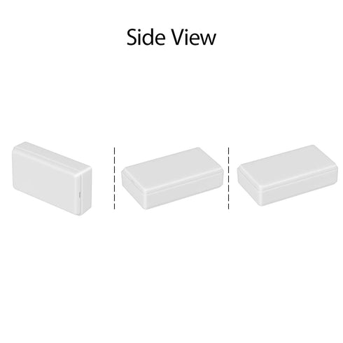 LeMotech Project Box 5 Pieces ABS Plastic Electrical Project Case Small Junction Box for Electronics White 1.97 x 1.10 x 0.59 inch (50 x 28 x 15 m...