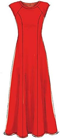 McCall's Patterns M7349 Misses'/Miss Petite Sleeveless or Raglan Sleeve, Fit and Flare Dresses, Size E5 (14-16-18-20-22)...
