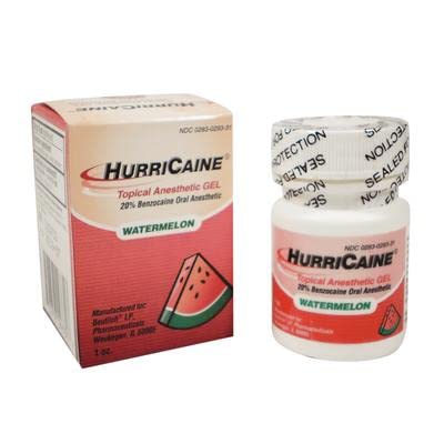 HurriCaine Topical Anesthetic Gel Watermelon - 1 oz....