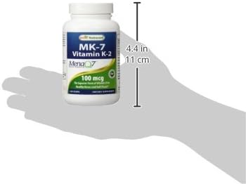 Best Naturals MK-7 Vitamin K2 100 mcg 120 Vcaps...