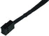 Phobya Premium 3-Pin x 3 Fan Cable Splitter (Power 3 Fans from One Connection Black Sleeving & Black Connectors...