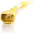 C2G Power Cord, Long Extension Cord, Power Extension Cord, 14 AWG, Yellow, 8 Feet (2.43 Meters), Cables to Go 17562...