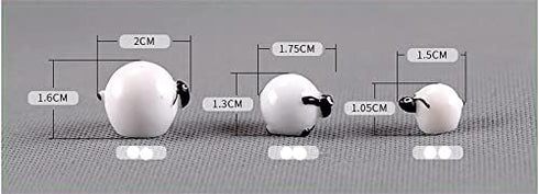 9pcs Sheep Micro Landscape Ornaments, Miniature Figurines Fairy Garden Accessories, Garden DIY Kit...