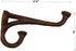 Midwest Craft House 8 Rustic Cast Iron Coat Hat Wall Hooks Restore School Farm Towel Bath Kitchen...