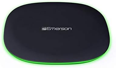 Emerson Wireless 10W Fast Wireless Charger with Breathing Light, Compatible with iPhone Xs MAX/XR/XS/X/8/8 Plus, Galaxy S10/S10 Plus/S10E/S9, and ...