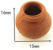 Miniature Tiny Clay Pots Pottery Planter for Mini House DIY Mini Garden Plants and Desktop/Windowsill Decoration, 8 Pcs...