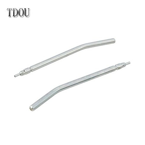 2PCS Dental Air Water Spray Syringe Triple 3 Way 2 Nozzles Tips Metal Handle + 4Pcs Metal Alloy Nozzles/Tips/Tube...